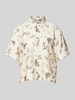 Jake*s Casual Regular Fit Bluse mit 1/2-Arm Ecru