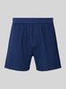 SLG Boxershorts mit elastischem Label-Bund Marine