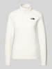 The North Face Sweatshirt Modell 'Glacier' mit Stehkragen Offwhite