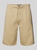 CARS JEANS Regular Fit Shorts mit Bindegürtel Modell 'HORAN' Sand