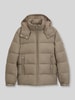 BOSS Gewatteerd jack met afneembare capuchon model 'H-Colter' Beige