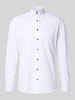 OLYMP Level Five Slim fit zakelijk overhemd met kentkraag Wit