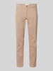 Brax Hose mit Label-Patch Modell 'Cadiz' Beige