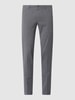 Cinque Slim fit stoffen broek met stretch, model 'CiBrody' Blauw gemêleerd