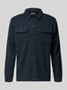Only & Sons Regular fit overhemdjack met licht structuurmotief, model 'NEWKODYL' Donkerblauw