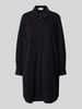 s.Oliver RED LABEL Relaxed Fit Hemdblusenkleid aus reiner Baumwolle in Feincord Black