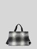 Liu Jo White Tote bag met labelstitching Donkergrijs