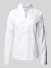 Christian Berg Woman Regular fit overhemdblouse met opstaande kraag Wit