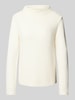 Marc O'Polo Slim Fit Strickpullover aus hochwertiger Baumwolle mit feinem Linksstrick Sand