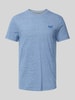 Superdry T-Shirt mit Label-Stitching Ocean