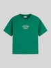 Tommy Hilfiger T-Shirt mit Logo-Print Dunkelgruen