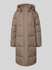 Only Płaszcz pikowany o kroju comfort fit z drobną fakturą model ‘IRENE’ Szarobrązowy