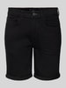 Blend Szorty jeansowe o kroju regular fit z 5 kieszeniami Czarny