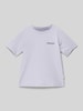 Jack & Jones T-shirt met labelprint, model 'BOSTON PHOTO' Mauve