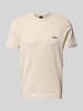BOSS Green T-Shirt mit Label-Print Beige