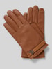 Lauren Ralph Lauren Handschoenen van schapenleer met logo-applicatie Taupe
