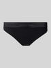 Calvin Klein Underwear String met elastische band en labeldetails Zwart