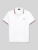 Polo Ralph Lauren Koszulka polo o kroju regular fit z czystej bawełny z paskami w kontrastowym kolorze Biały
