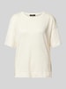 Weekend Max Mara T-shirt met extra brede schouders, model 'BARCA' Offwhite