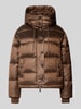 MOS MOSH Regular Fit Jacke mit Daunen-Feder-Füllung Modell 'Jilly' Mittelbraun