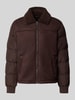 Antony Morato Steppjacke mit Kragen aus Teddyfell Mittelbraun