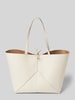 Marc O'Polo Shopper aus einer Lederalternative Sand