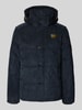 PME Legend Gewatteerd jack van corduroy met labeldetail Marineblauw