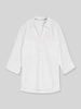 Tom Tailor Regular Fit Hemdbluse aus reiner Baumwolle Weiss