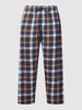 Christian Berg Men Pyjama-Hose mit Allover-Muster Sand