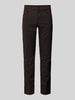 Brax Stoffen broek met viscose in 5-pocketmodel, model 'Cadiz' Middenbruin