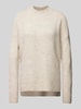 Vero Moda Oversized gebreide pullover met opstaande kraag, model 'LEFILE' Beige