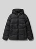 Jack & Jones Regular fit gewatteerd jack met statementstitching, model 'Jorno' Zwart