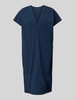 Raffaello Rossi Sukienka o długości do kolan z dekoltem w serek model ‘JOYCE’ Ciemnoniebieski
