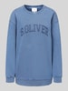 s.Oliver RED LABEL Bluza o kroju relaxed fit z mieszanki bawełny - s.Oliver x Heidi Klum Niebieski