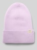 Barts Muts met omslag en labeldetail, model 'KINABALU' Lila