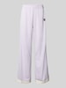 FILA Straight Leg Trackpants mit Logo-Badge Modell 'LORCE' Flieder