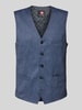 CG - Club of Gents Gilet met strookzak, model 'Mosley' Blauw