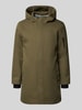 g-lab Regular Fit Parka aus Baumwoll-Mix Modell 'Globe Evo' Oliv