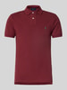 Polo Ralph Lauren Poloshirt met labelstitching Bordeaux