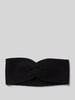 Christian Berg Woman Kaschmirstirnband mit Knoten-Detail Black