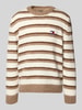 Tommy Jeans Regular fit gebreide pullover met alpaca  Beige