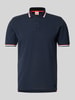 Sundek Poloshirt met korte knoopsluiting, model 'Brice' Marineblauw