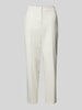 Christian Berg Woman Tapered Fit Stoffhose mit elastischem Bund Offwhite