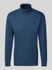 RAGMAN Shirt met lange mouwen en col Donkerblauw