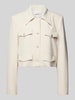 Be Pure Dutch Blazer met platte kraag Offwhite