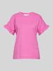 Selected Femme T-shirt met ronde hals, model 'CECILIEE' Felroze