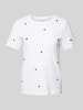 Only Regular Fit T-Shirt aus reiner Baumwolle Modell 'KETTY LIFE' Weiss