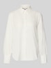 Brax Regular fit overhemdblouse met manchetten, model 'STYLE.VIC' Offwhite