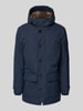 Tom Tailor Regular Fit Parka mit Kapuze Dunkelblau