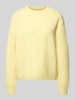 PIECES Regular fit pullover met wol model 'ALLY' Geel